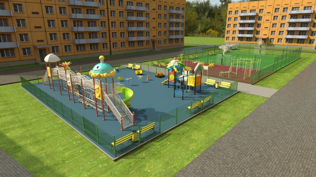 Новые детские площадки будут построены в 2020 году