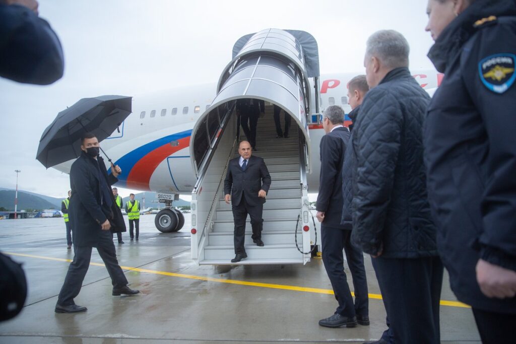 Председатель Правительства РФ Михаил Мишустин прибыл на Камчатку